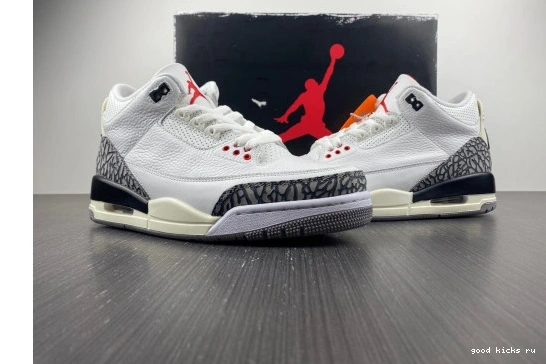 DN3707-100 Cement DN3707-100 Reimagined White Retro Jordan 3 0331